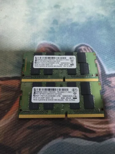 Memórias RAM DDR4 2X8 (16GB) Smart 2133MHz
