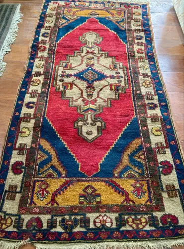 tapete persa azul  elegância e sofisticação