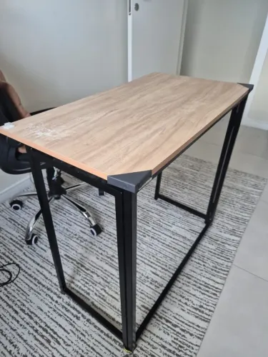 MESA ESTUDO ESCRIVANINHA DOBRAVEL ESCRITÓRIO NOTEBOOK 0,80M X 0,45M  Preço Original: R$280