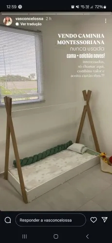 Cama usada poucas vezes. Nova !