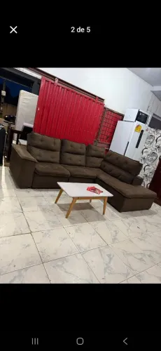 Sofá retrátil 3 lugares