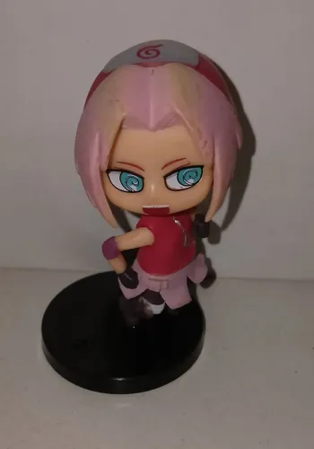 BONECO ACTION FIGURE MINIATURA NARUTO SHIPPUDEN SAKURA HARUNO