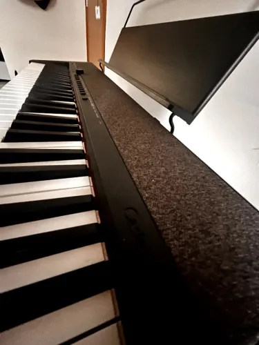 Teclado Casio Casiotone Cts1 110v/220v Preto + Pedestal de Suporte