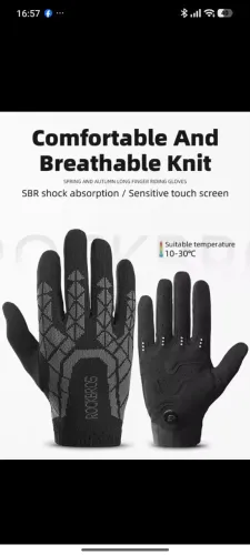 Luva rockbross glove MTB speed top zero