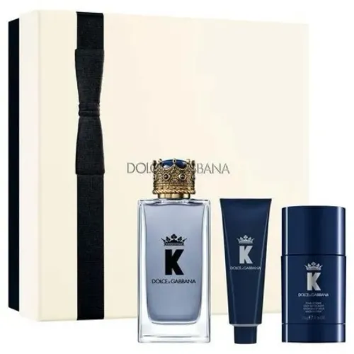 Kit Dolce&Gabban K 100ml EDT + Shower Gel + Desodorante