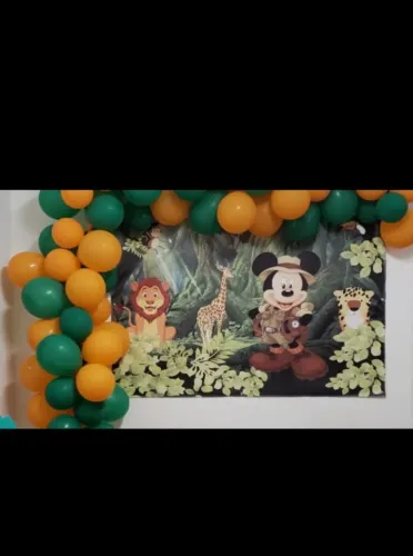 Painel Mickey Safari 