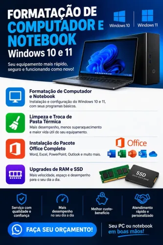 Formatação/Limpeza/instalação Office