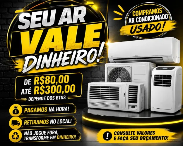 Ar condicionado COMPRO SUCATA 