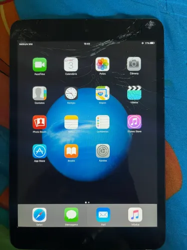 Ipad Mini 1 Funcionando perfeitamente apenas tela trincada 