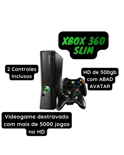 Xbox 360 Slim Destravado 100% Revisado