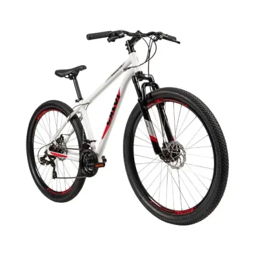 Bicicleta Caloi Vulcan Freio a Disco Mecânico Branca Aro 29