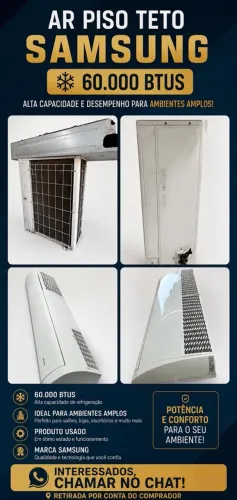 Ar Condicionado Samsung Piso Teto 60.000Btus