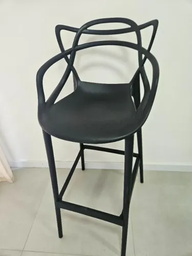 Banqueta Alta Allegra Masters Design C/ Encosto Resistente