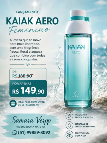 Kaiak Aero feminino Natura
