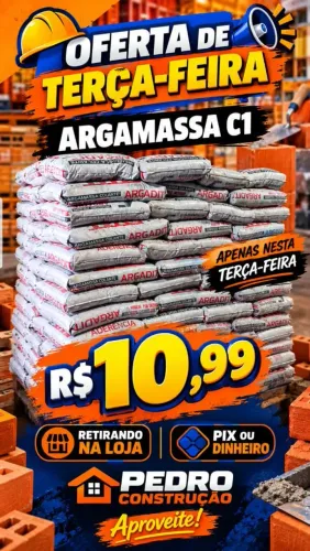 Argamassa ac1 promoção 10.99$