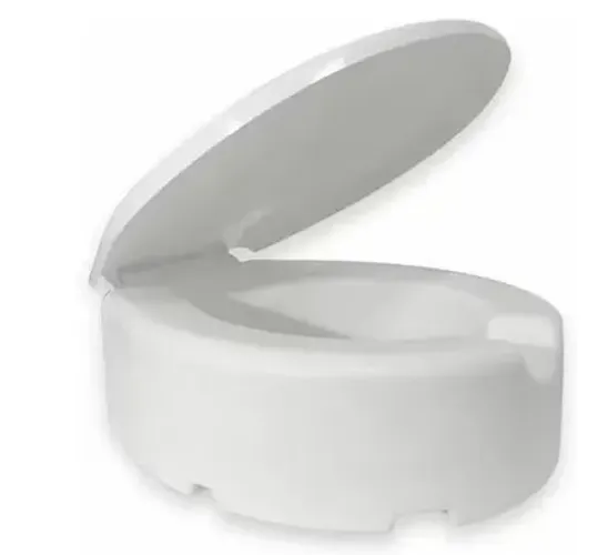 Assento Vaso Elevado Alto 13,5 Idoso Pós Cirurgia C/Tampa Vaso Sanitario para cadeirante