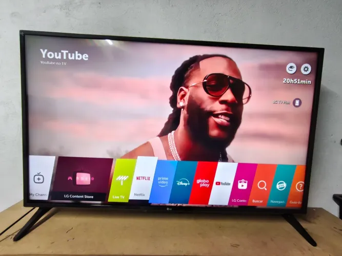 Tv LG Smart Wi-Fi 49" de led - top - pra sair logo 
