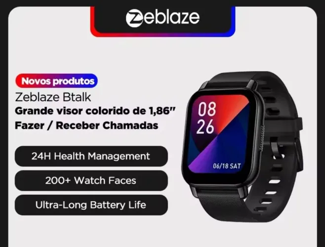 Smartwatch Zeblaze BTalk - ÚLTIMA UNIDADE