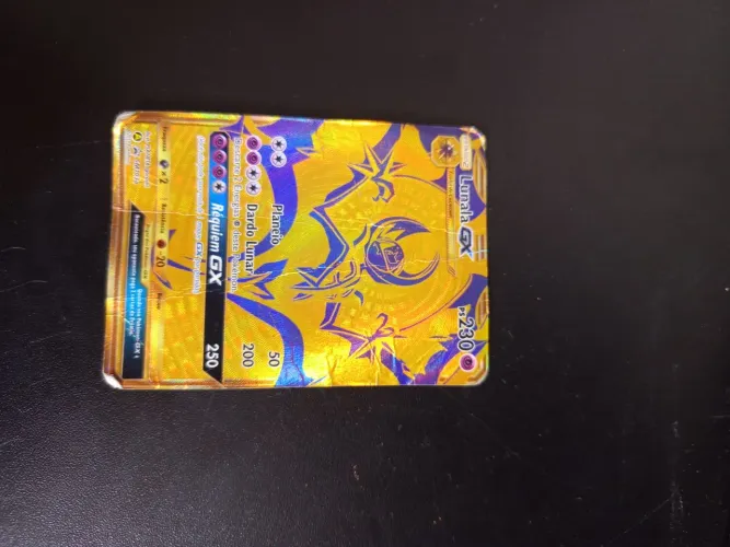 Carta Pokémon - Lunala Gx Sm103a Promo Dourado Sol E Lua