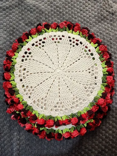 Conjunto de sousplat tulipa 4 peças 