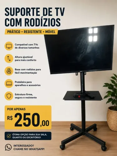 Vendo suporte de tv