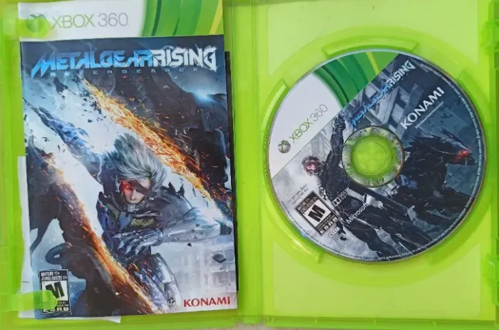 Metal gear Rising Revengeance xbox 360 jogo luta espada