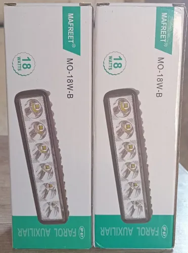 Farol de milha led 18w 12v