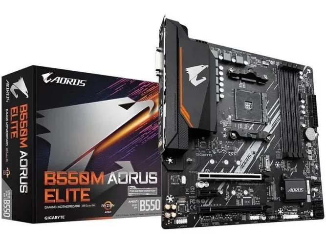 Placa mãe B550 Aorus Elite (Novo na caixa)