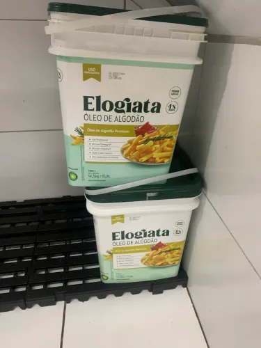 Balde de oleo de algodão