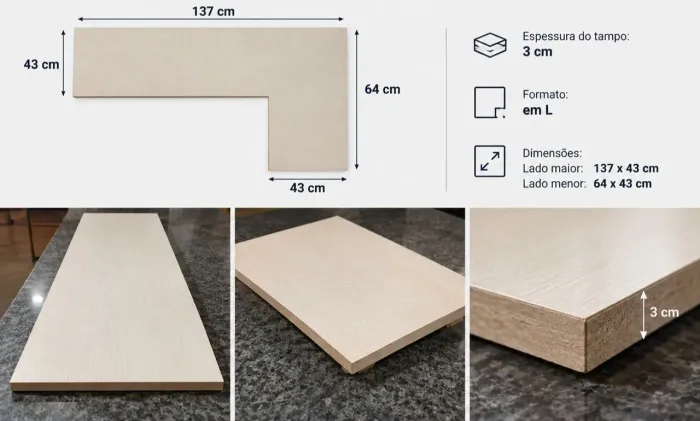 Mesa para Pc em L