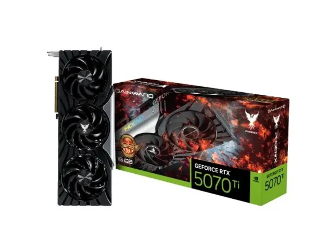 VGA PCI-e GeForce RTX5070Ti GAINWARD Phoenix GS 16GB DDR7 256 bits [NE7507TS19T2-GB2031X] 