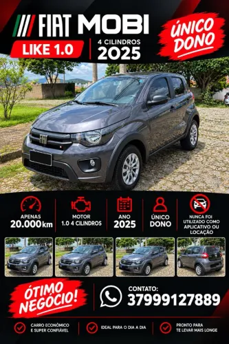 Fiat Mobi Like 1.0 Fire Flex 5P. 2025