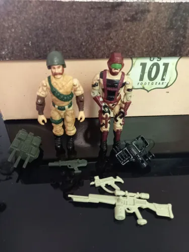 2 boneco comandos em ação G.i.joe