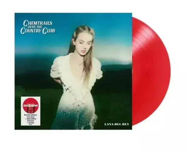 Lana Del Rey Chemtrails Over The Country Club Target Vinil vermelho Lacrado