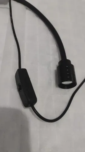 Soquete com fio interruptor 
