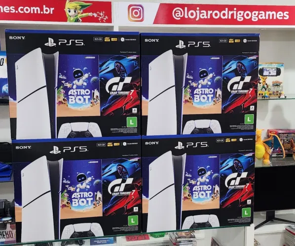 PS5 Slim Digital Novo Lacrado
