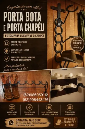 Artigos feito a ferradura, e cintos tramados. Qualidade estilo, durabilidade e conforto.