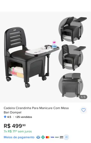 Cadeira de manicure ( ciranda)