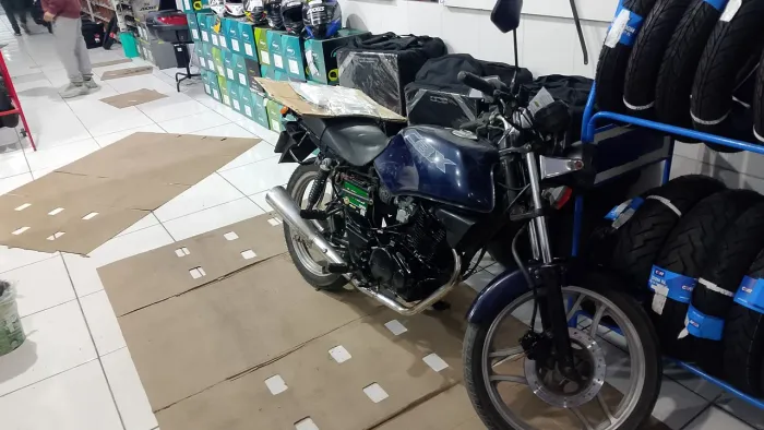 CBX aero 150 já com a parte de força da estrada