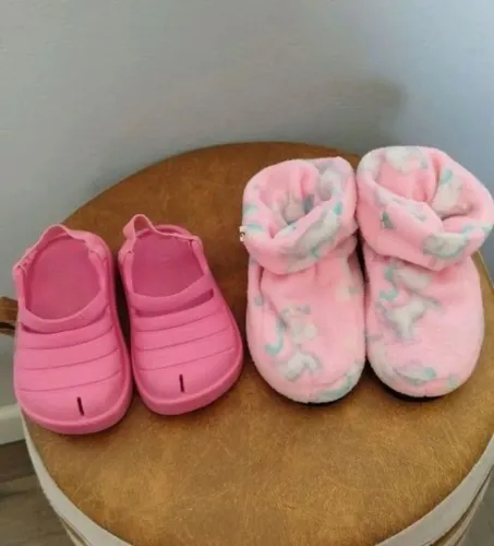Kit Havaianas Crocs e pantufa infantil - n.19/20