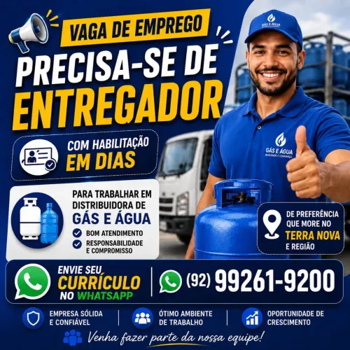 Entregador de gás