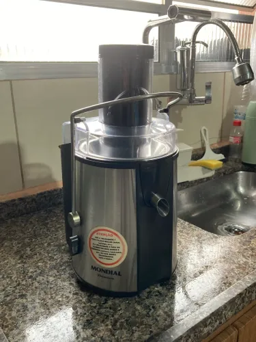 Master Suco Centrífuga Mondial Espremedor de Frutas Inox Funciona Perfeito Original