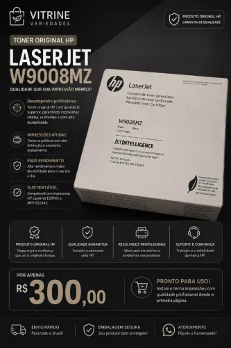 CARTUCHO DE TONER ORIGINAL HP W9008M