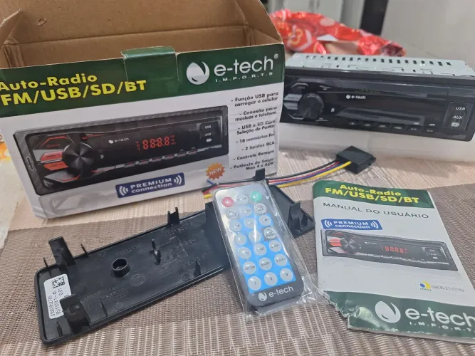 Rádio automotivo e-tech Premium