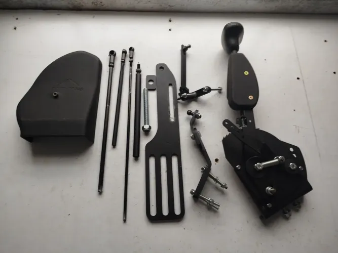 Kit acelerador e freio vertical manual para pcd