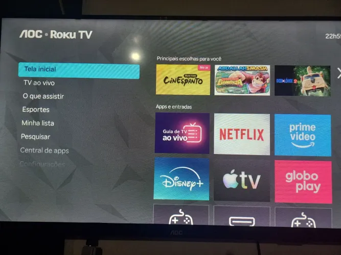 Televisão Smart YouTube 32 polegadas