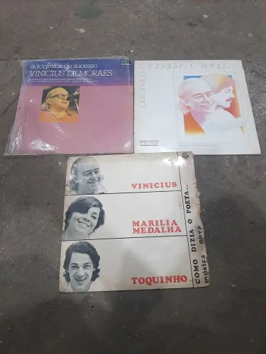 3 Lp vinil Vinícius de Moraes 