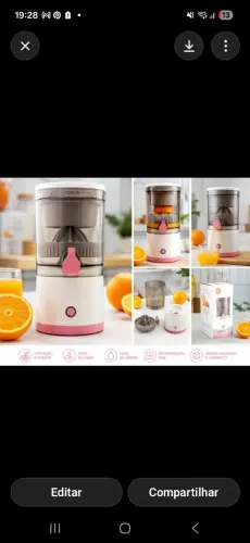 Máquina de fazer sucos naturais laranja limão e todos que você quiser