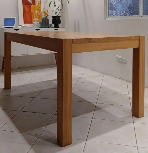 Mesa de madeira Tok&Stok
