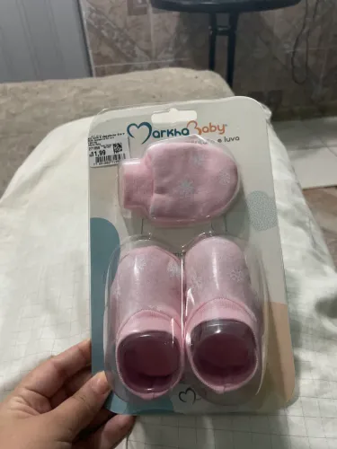 Kit luva e sapatinho